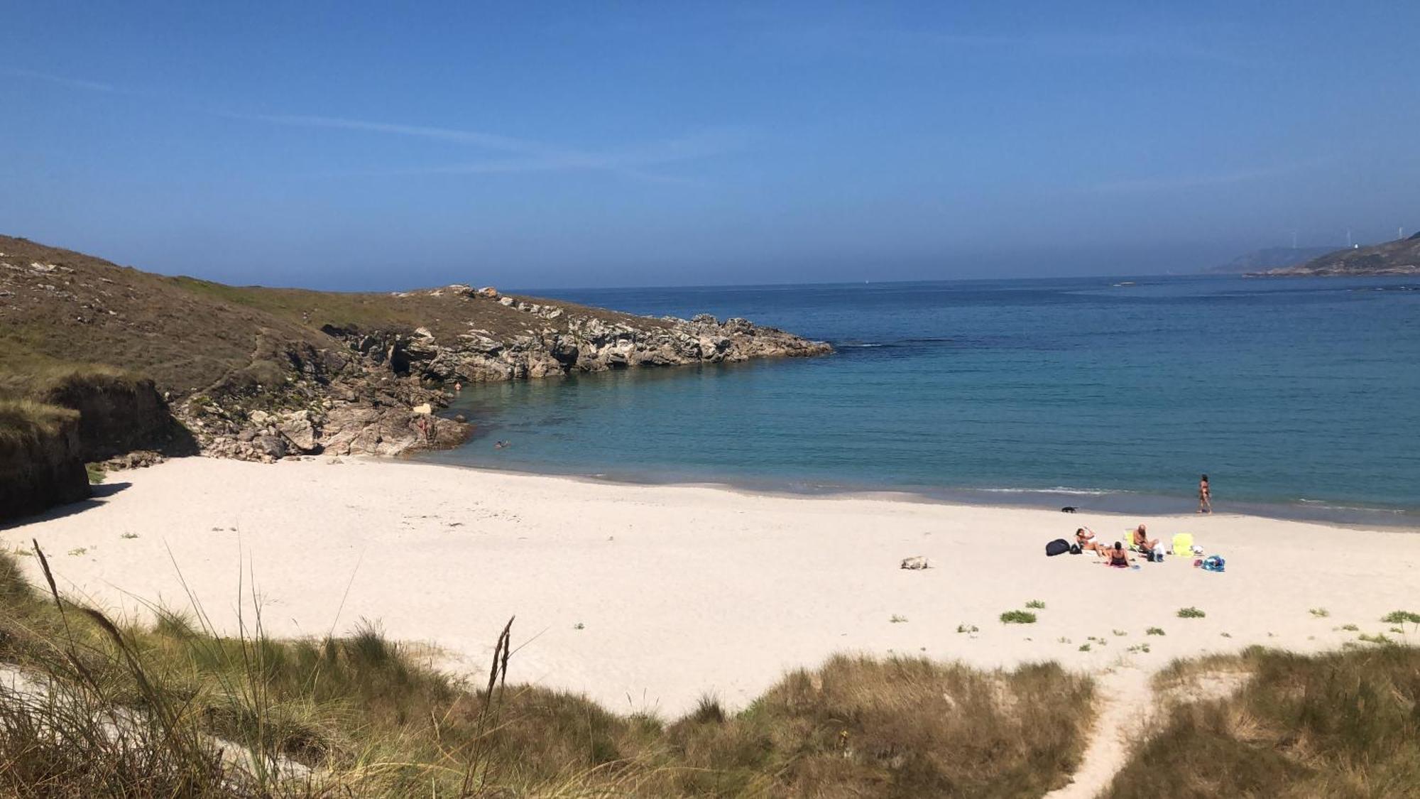 Casa A Pracina, Playa De Soesto Villa Laxe Eksteriør billede